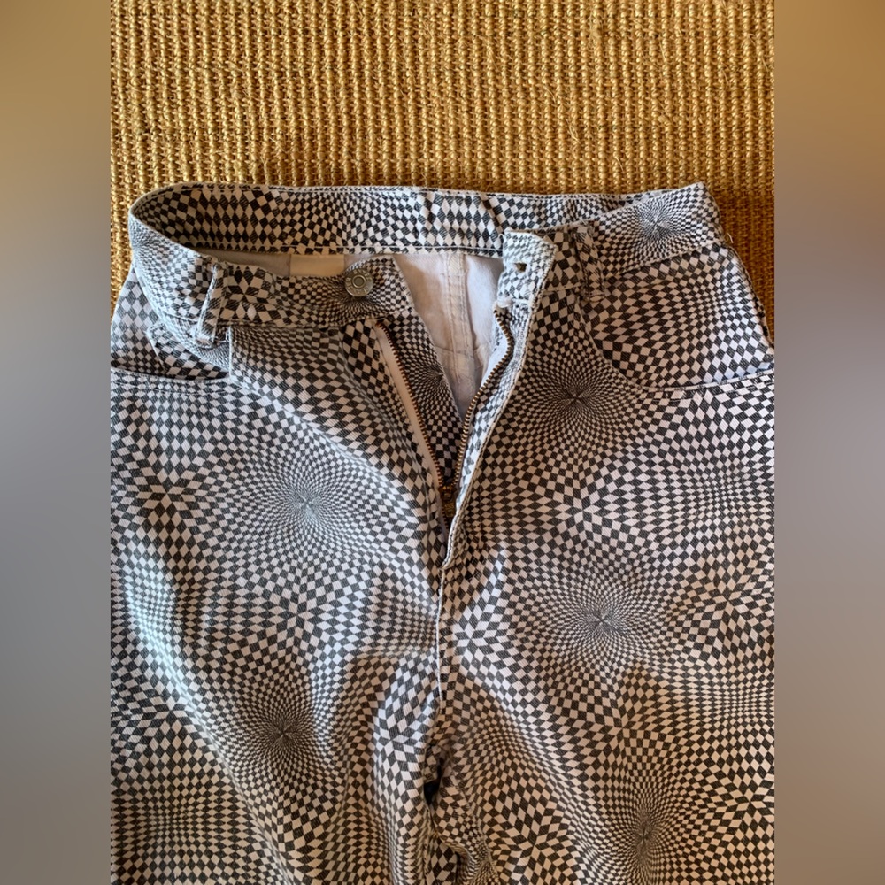 Rare Vintage Jeanjer 1980s Optical Illusion Jeans, Women’s 2-3 - Picture 7 of 16